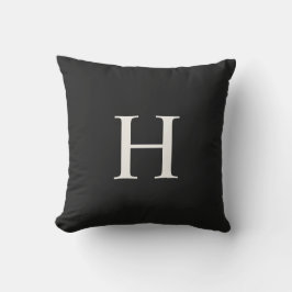 Klassieke monogram buitenkussen