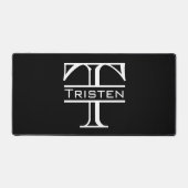 Klassieke Monogram Naam Initiaal Bureaumat (Voorkant)