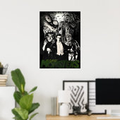 KLASSIEKE MONSTERS POSTER (Thuiskantoor)
