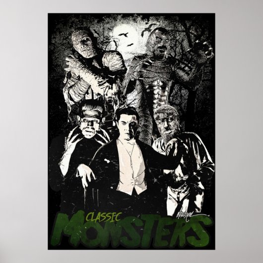 KLASSIEKE MONSTERS POSTER (Voorkant)