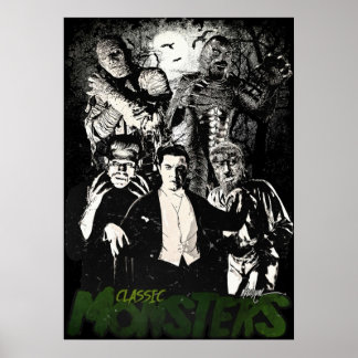 KLASSIEKE MONSTERS POSTER
