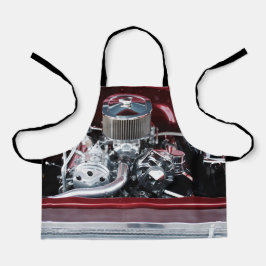 Klassieke motor schort