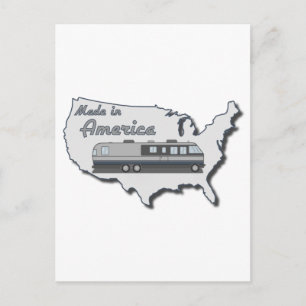 Klassieke motor uit Amerika Briefkaart