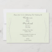 Klassieke motorbruiloft kaart (Achterkant)