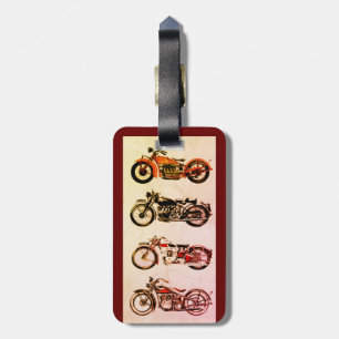 KLASSIEKE MOTORCYCLI BAGAGELABEL