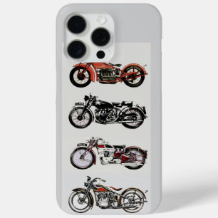 KLASSIEKE MOTORCYCLI grijs iPhone 15 Pro Max Hoesje