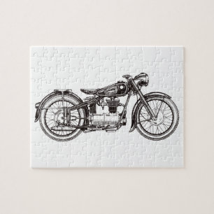Klassieke motorfiets III Legpuzzel