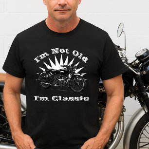 Klassieke motorfiets verjaardag template uit 1948 t-shirt