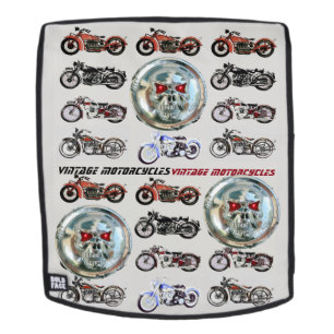 KLASSIEKE MOTORFIETSEN EN METAALVAARDIGHEID RUGTASSEN