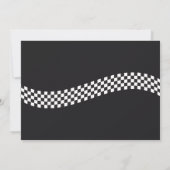 Klassieke motorfietsverjaardag kaart (Achterkant)