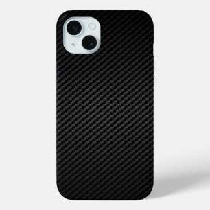 Klassieke Motorrace Koolstofvezel iPhone 15 Mini Hoesje
