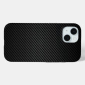 Klassieke motorracekoolstofvezel Case-Mate iPhone case (Achterkant (horizontaal))