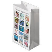 Klassieke Multiple Square Custom Photo Collage Klein Cadeauzakje (Voorkant Gekanteld)
