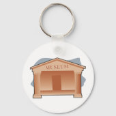 Klassieke museumarchitectuur sleutelhanger (Voorkant)