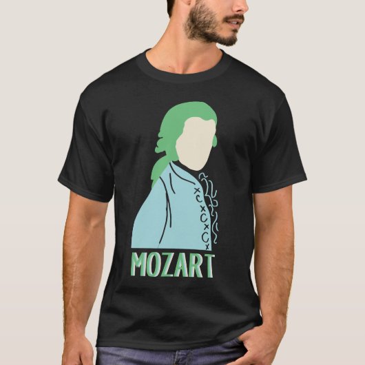 Klassieke muziek componist t-shirt (Voorkant)