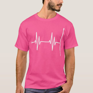 Klassieke Muziek Fluitist Heartbeat Gift Orchestra T-shirt