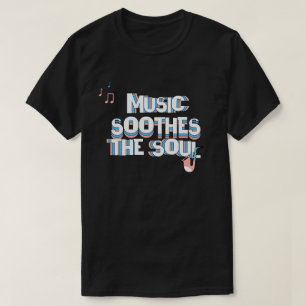 Klassieke muziek kalmeert de ziel t-shirt