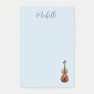 Klassieke muziek Violin Blue Post-it® Notes