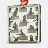 Klassieke muziekdirigent - mahler metalen ornament (Links)