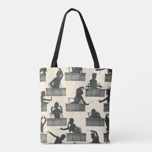 Klassieke muziekdirigent - mahler tote bag (Achterkant)