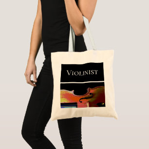 Klassieke muziekoptrechter orkest Violin Tote Bag