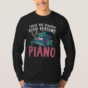 Klassieke Muzikant Pianist Piano Speler Muziek   P T-shirt