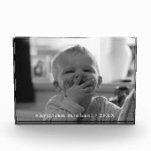 Klassieke naam aangepaste fotoblok (Voorkant)