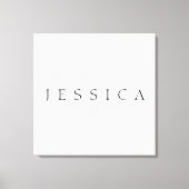 Klassieke naam (of woord) canvas afdruk (Voorkant)