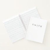 Klassieke naam (of woord) notitieboek (Binnen)