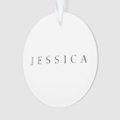 Klassieke naam (of woord) ornament (voorkant)