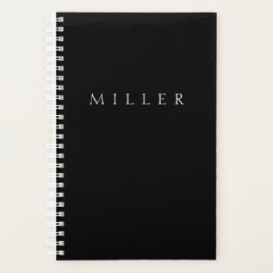Klassieke naam (of woord) Zwart & Wit Planner