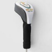 Klassieke naam van de golfclub golfheadcover (Schuin)
