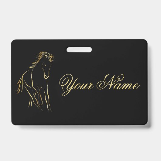 Klassieke naamtag badge (Voorzijde)