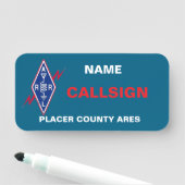 Klassieke naamtag naamplaatje (In situ)