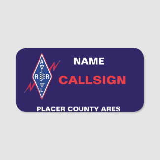 Klassieke naamtag naamplaatje