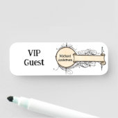 Klassieke naamtag naamplaatje (In situ)