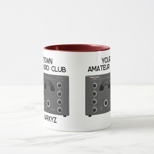 Klassieke Nationale NC-183D Radio Transceiver Mok (Midden)