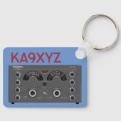 Klassieke Nationale NC-183D Radio Transceiver Sleutelhanger (Voorkant)