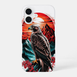 Klassieke Natuur Kunst van Wilde Arend Havik iPhone 16 Hoesje