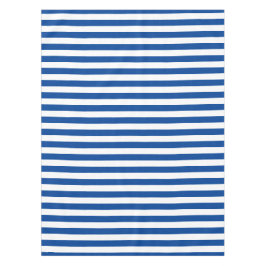 Klassieke Nautische Marine Blauwe en Witte Strepen Tafelkleed