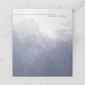 Klassieke Navy Blue Smoke Wedding (Buitenkant ongevouwen)