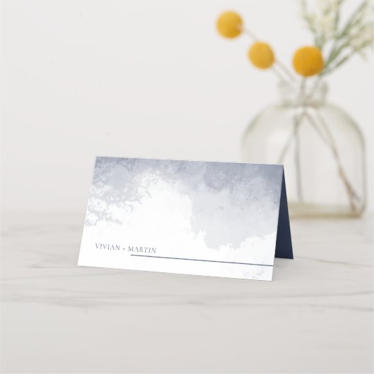 Klassieke Navy Blue Smoke Wedding (Achterkant)