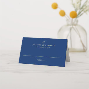 Klassieke Navy en Crème Elegante Trouwdag