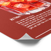 Klassieke Negroni Receptenbar Poster (Hoek)
