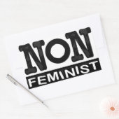 Klassieke niet-feministische logo sticker (Envelop)