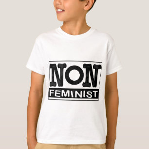Klassieke niet-feministische logo t-shirt