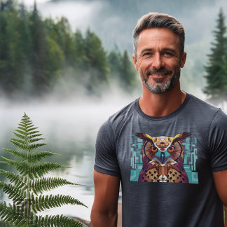 Klassieke Noble Great Horned Uil Officiële Zout Ge T-shirt