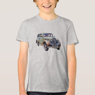 Klassieke Oldtimer Aquarel Illustratie Tri-Blend Shirt