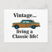 Klassieke Oldtimer Briefkaart (Voorkant)