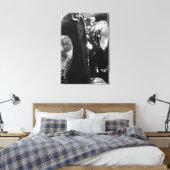 Klassieke Oldtimer Canvas Afdruk (Insitu (Slaapkamer))